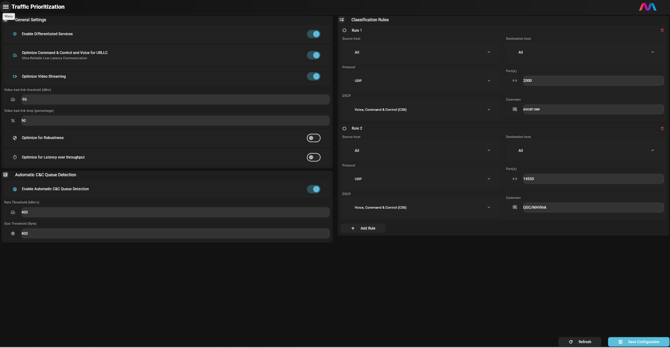 Traffic Prioritization